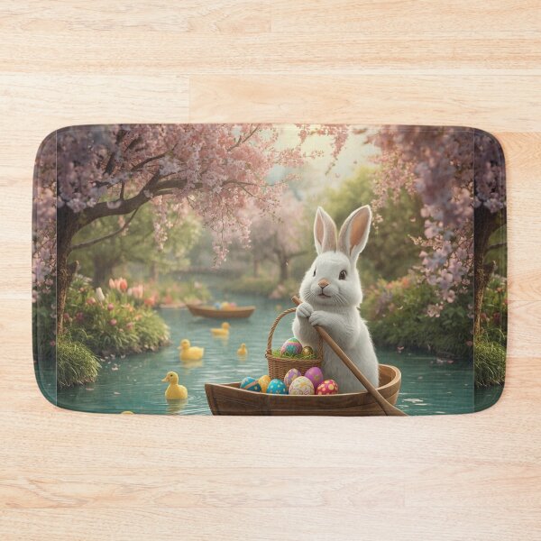 Item preview, Cinematic Enchanted Easter Bunny River designed and sold by PixelVibe782.
