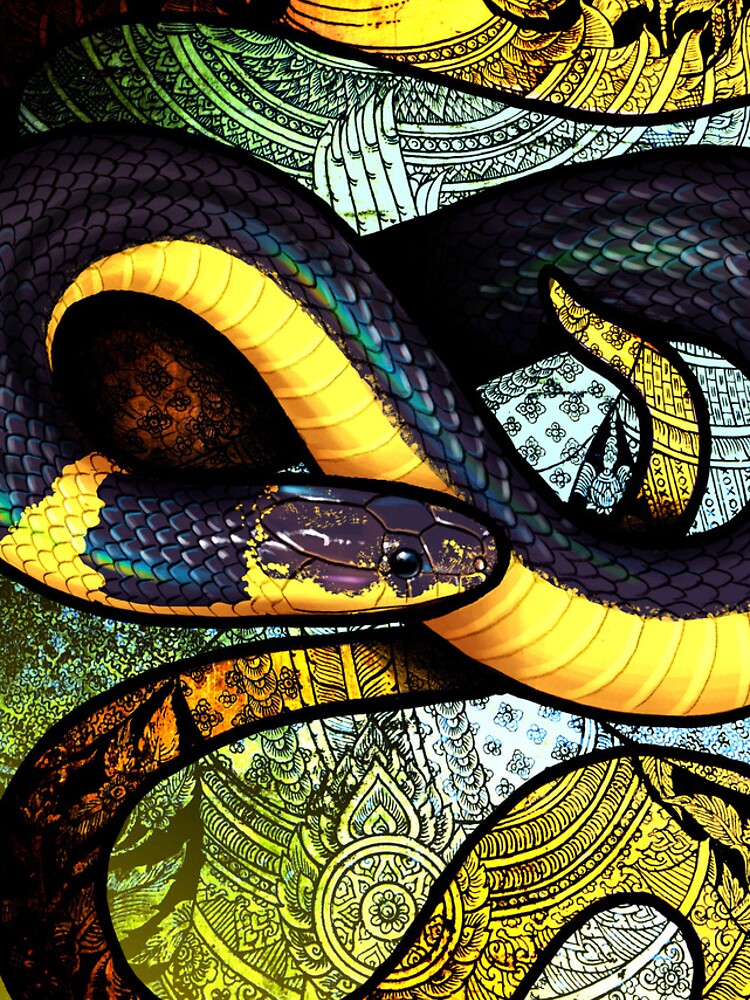 Thumbnail 4 of 4, iPhone Case, Collared Reed Snake designed and sold by CulpeoFox.