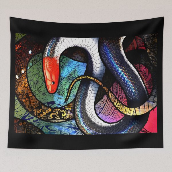 Item preview, Red-Headed Reed Snake designed and sold by CulpeoFox.