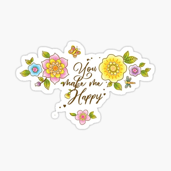 Item preview, You Make Me Happy! designed and sold by Anna Pogulyaeva.
