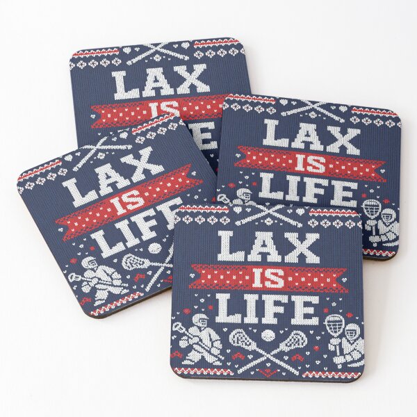 Item preview, Lax is Life Lacrosse Sports Motivation Knitting Pattern designed and sold by Mauswohn.