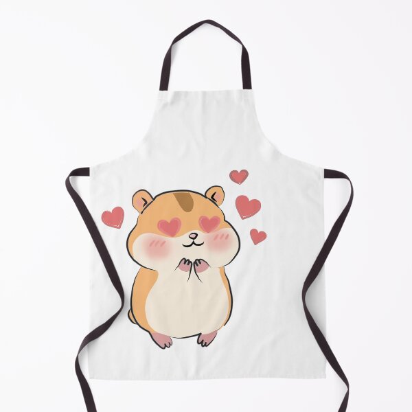 Item preview, Cute love hamster sticker-Kawaii heart eyes hamster designed and sold by pn_terest.