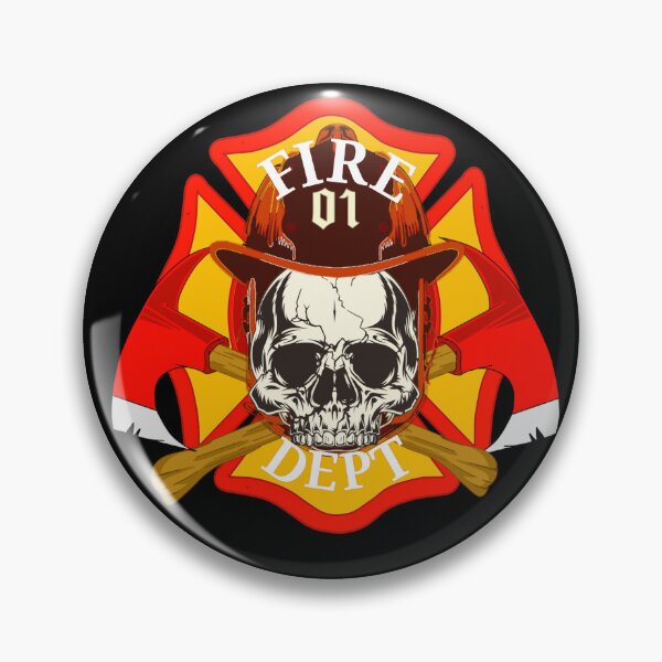 Item preview, Firefighter Skull  designed and sold by TheEndDesign.