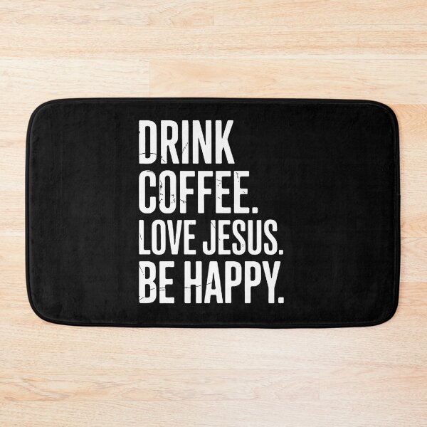 Item preview, Drink Coffee Love Jesus Be Happy I Love Coffee Premium Tri-Blend designed and sold by AlisonPAnderson.