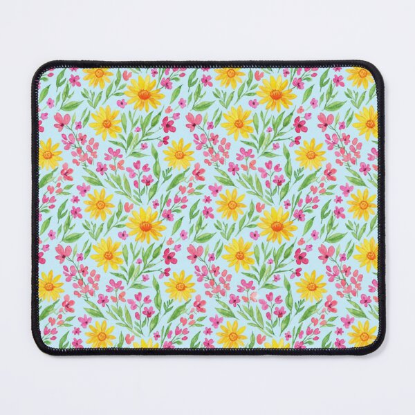 Item preview, Watercolor Daisy Floral Seamless Pattern designed and sold by FashioonTrends.