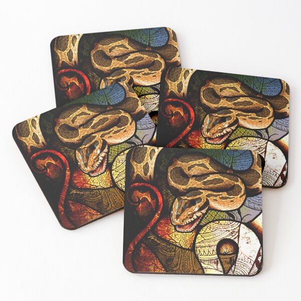 Item preview, Many-Spotted Cat Snake designed and sold by CulpeoFox.