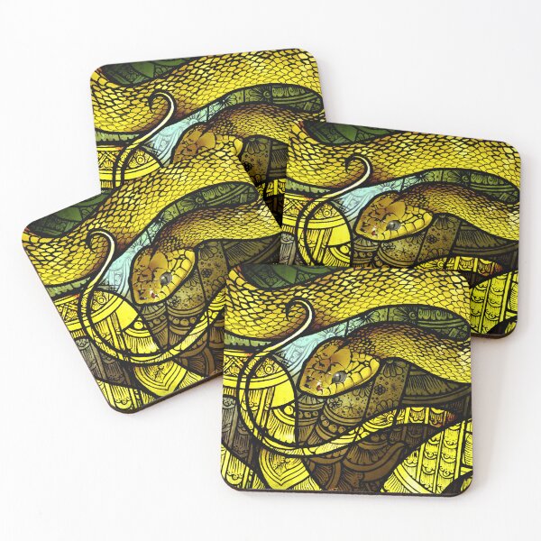 Item preview, Banded Green Cat Snake designed and sold by CulpeoFox.