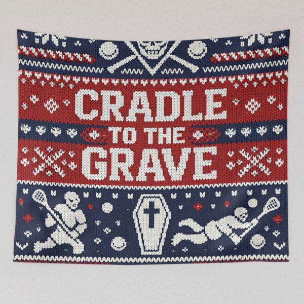 Item preview, Cradle to the Grave Lacrosse Passion Knitting Pattern designed and sold by Mauswohn.