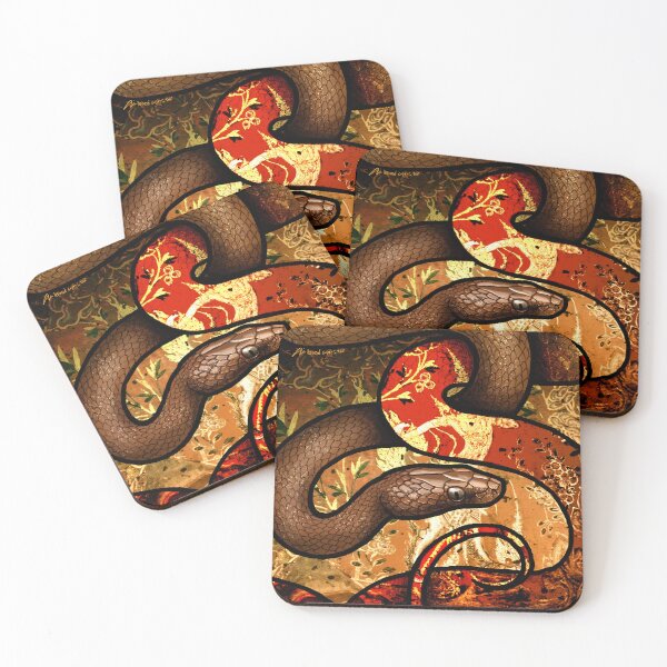 Item preview, Brown Wolf Snake designed and sold by CulpeoFox.