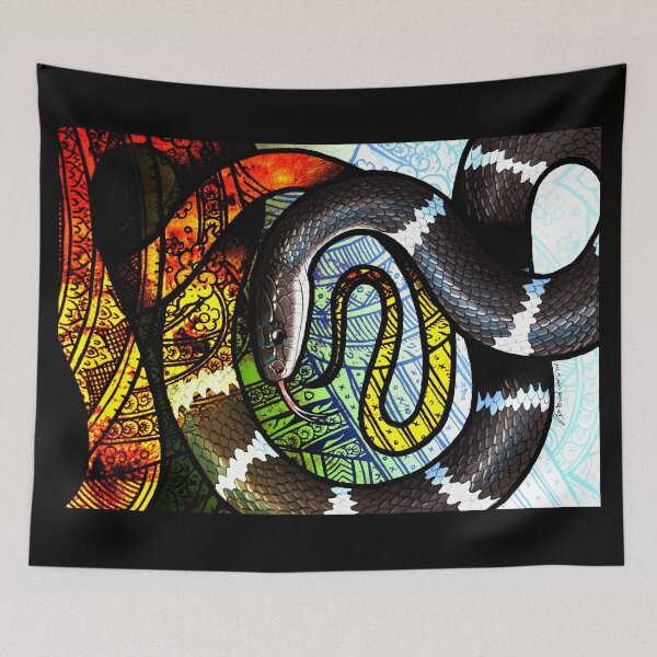 Item preview, White-Banded Wolf Snake designed and sold by CulpeoFox.