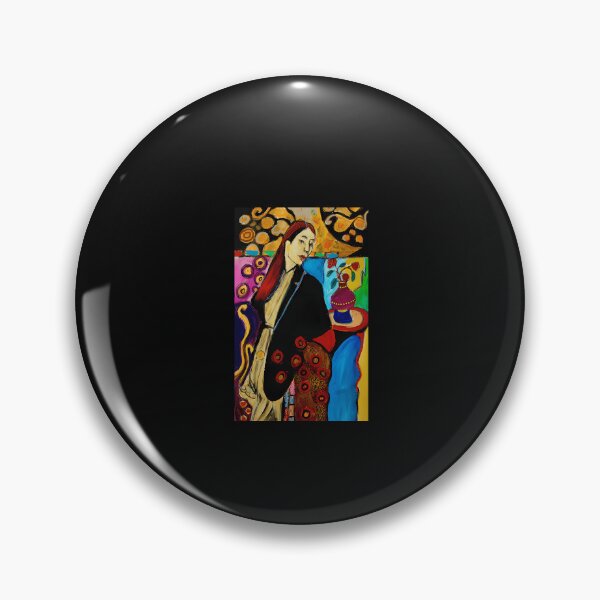Item preview, Vibrant Expressionist Woman Portrait designed and sold by Ranicholasyy.