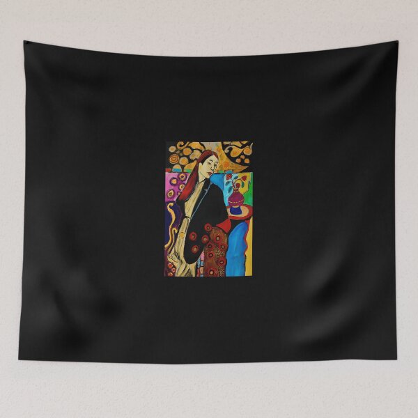 Item preview, Vibrant Expressionist Woman Portrait designed and sold by Ranicholasyy.