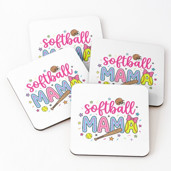 Item preview, Softball Mama Preppy Coquette Bow Stars Game Day Mom Mother designed and sold by OlakunleOloroz.