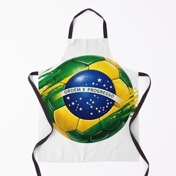 Item preview, Brazil Soccer Flag Design – World Cup Football Fan Graphic designed and sold by RolMerch.