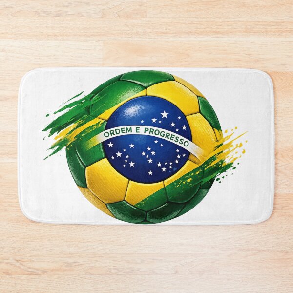 Item preview,  Brazil Soccer Flag Design – World Cup Football Fan Graphic designed and sold by RolMerch.