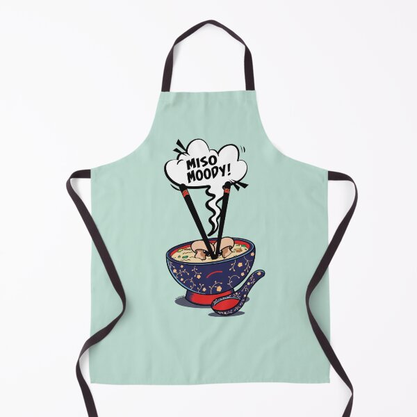 Item preview, Miso Moody Funny Food Pun -  designed and sold by YaldiDesign.