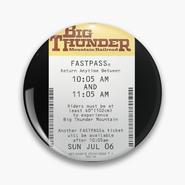 Item preview, Big Thunder Mountain Railroad Fastpass designed and sold by ValorDesignCo.