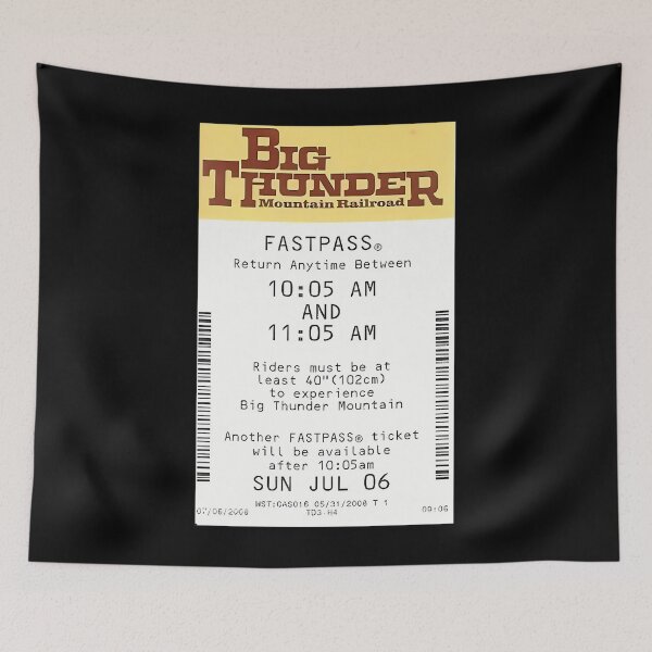 Item preview, Big Thunder Mountain Railroad Fastpass designed and sold by ValorDesignCo.