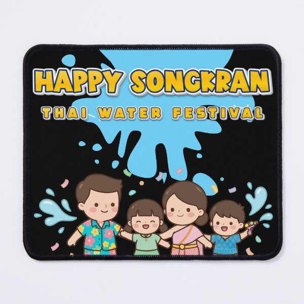 Item preview, Happy Songkran Thai Water Festival – Cute Thailand New Year Design designed and sold by CHANCHANAI.