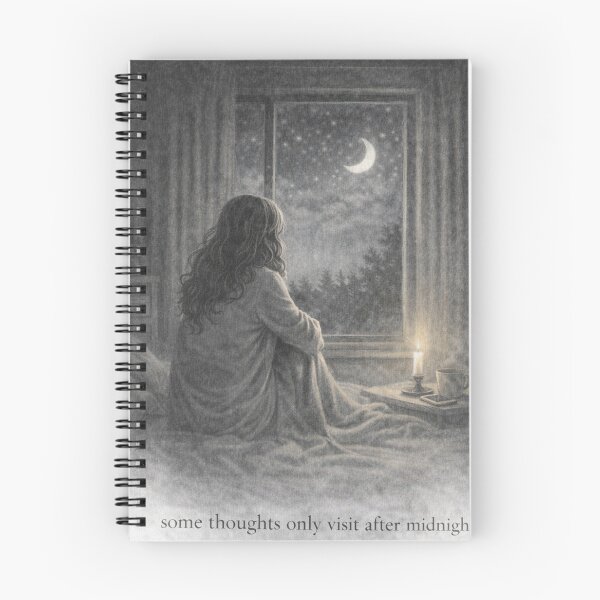 Item preview, Some Thoughts Only Visit After Midnight designed and sold by ByKubraArt.