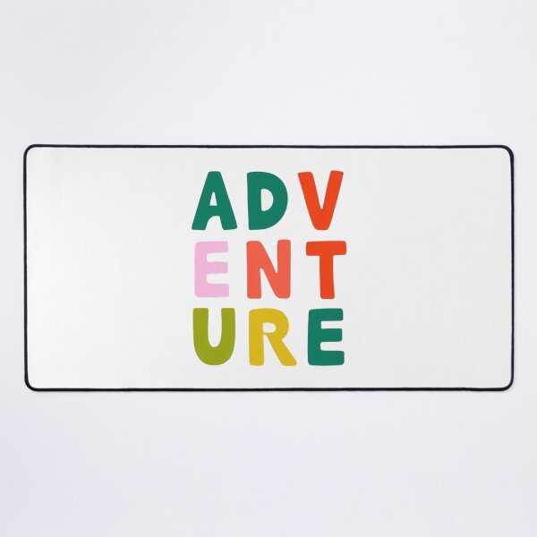 Item preview, Colorful Vertical “Adventure” Typography – Playful Travel & Exploration Graphic for Wanderers designed and sold by Bright Nest Studio.