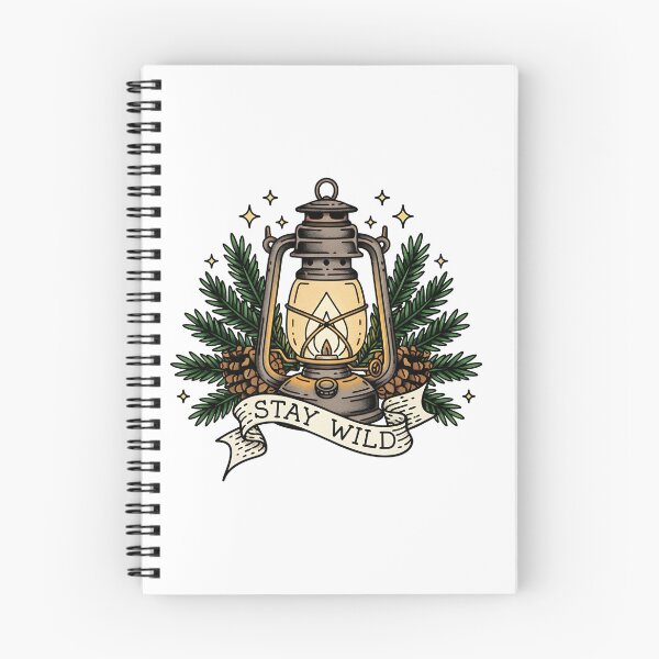 Item preview, Stay Wild Camping Lantern designed and sold by FloraInk.