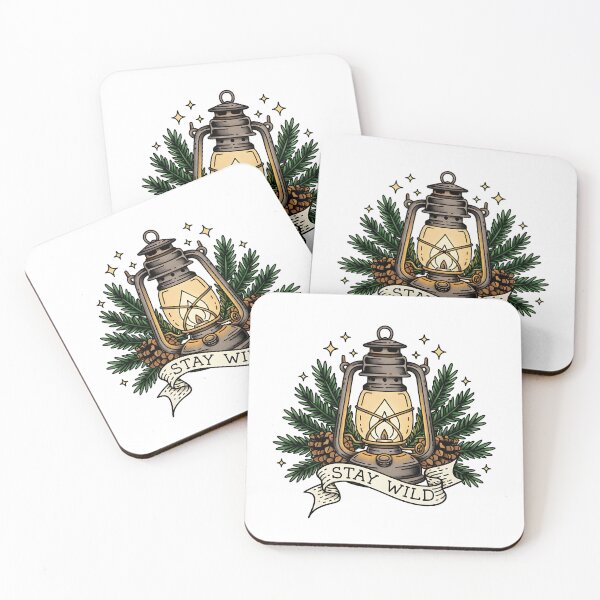 Item preview, Stay Wild Camping Lantern designed and sold by FloraInk.