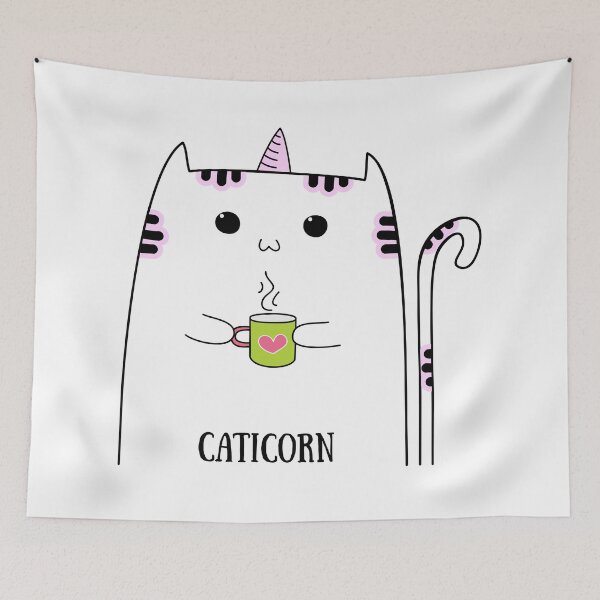 Item preview, Caticorn designed and sold by Doodles by Stephanie.