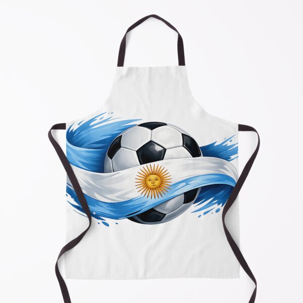 Item preview, Argentina Football Pride – Sky Blue White Soccer Design designed and sold by RolMerch.