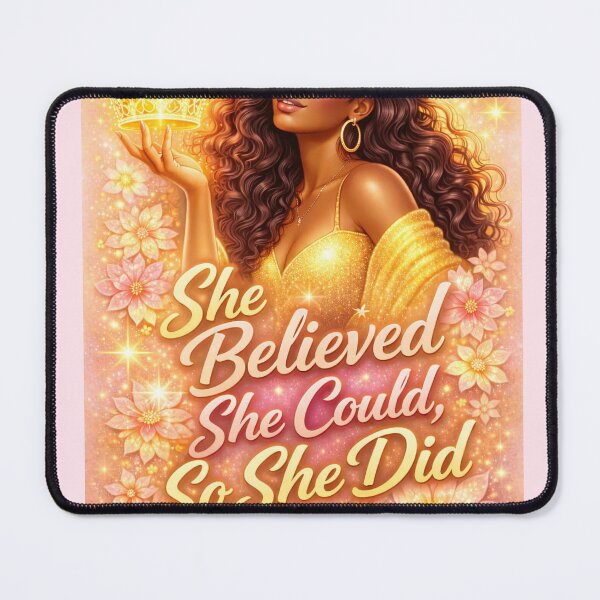 Item preview, She Believed She Could She Did designed and sold by Level Up Muse.