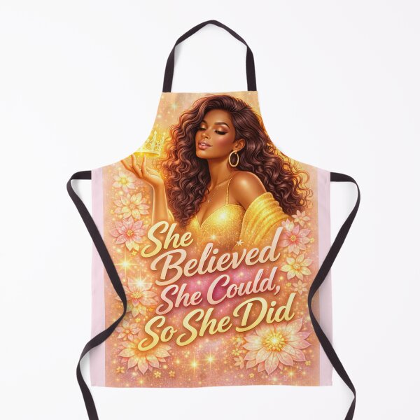 Item preview, She Believed She Could She Did designed and sold by Level Up Muse.