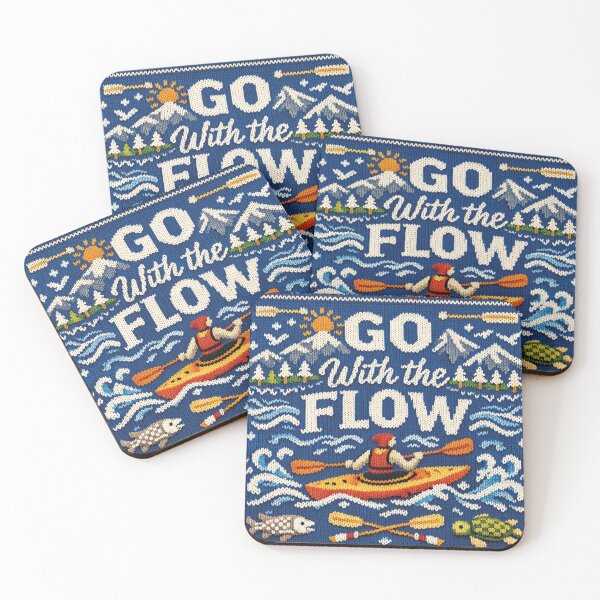 Item preview, Go With The Flow Kayak Adventure Knitting Pattern designed and sold by Mauswohn.