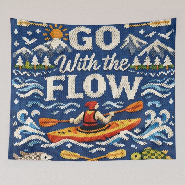 Item preview, Go With The Flow Kayak Adventure Knitting Pattern designed and sold by Mauswohn.