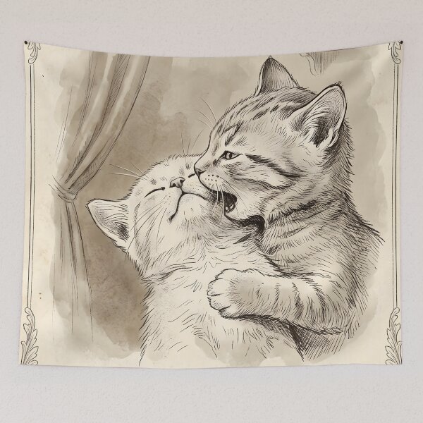 Item preview, Adorable Kittens Vintage Design designed and sold by GelatoDesigns.