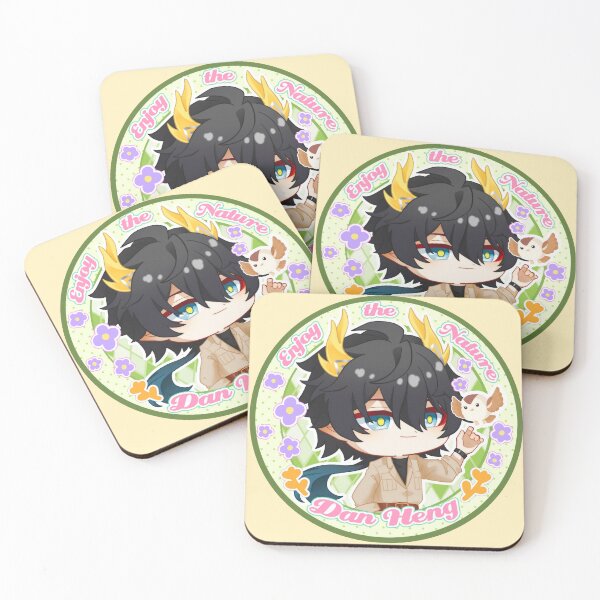 Item preview, Cute Honkai Star Rail Modern Badge Amphoreus DAN HENG designed and sold by rireirireika.