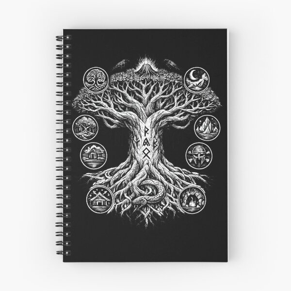 Item preview, Yggdrasil Tree of Life Viking Design | Norse Mythology World Tree with Runes | Nordic Pagan Symbol designed and sold by R3XFORGE.