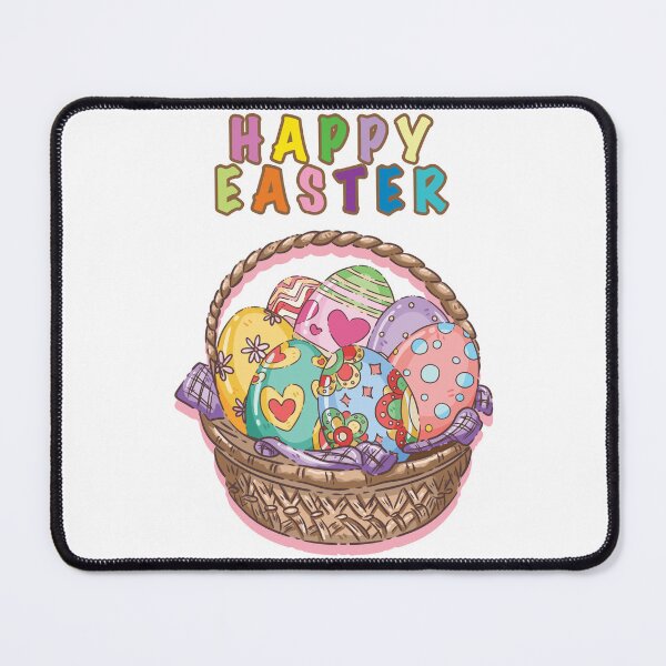 Item preview, Colorful Easter Eggs in Woven Basket designed and sold by Snice18.