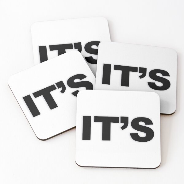 Item preview, IT'S — Black Minimal Bold Type Statement designed and sold by WORDPAUSE.