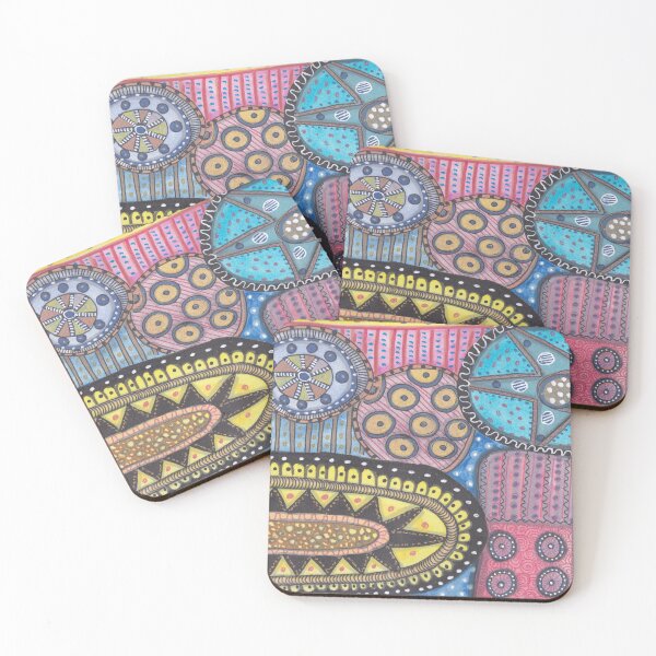 Item preview, Relaxing Pills - Hand drawn Colorful Pattern  designed and sold by ColorWander.