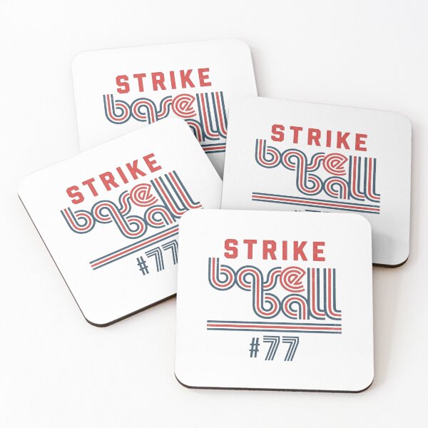 Item preview, Strike Baseball 77 — Retro Vintage Athletic Typography Illustration designed and sold by Colorful-Garden.
