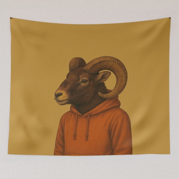 Item preview, Urban Chill Ram designed and sold by Aloloco.