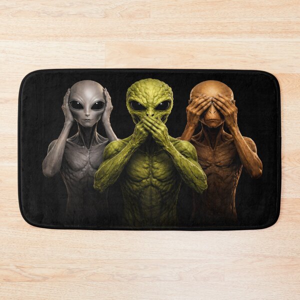 Item preview, Hear No Evil Aliens designed and sold by MarkColeImaging.
