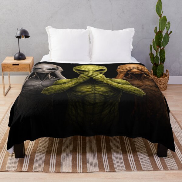 Item preview, Hear No Evil Aliens designed and sold by MarkColeImaging.