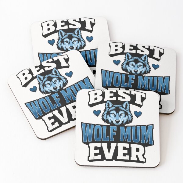Item preview, Best Wolf Mum Ever Wolf Lover Mother Women designed and sold by Pawsome Quotes.