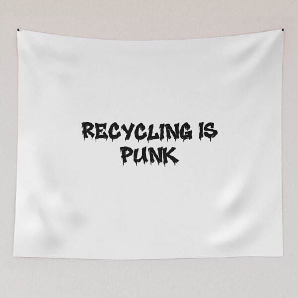 Item preview, Recycling Is Punk - Original Text Print designed and sold by DesignsByADiva.