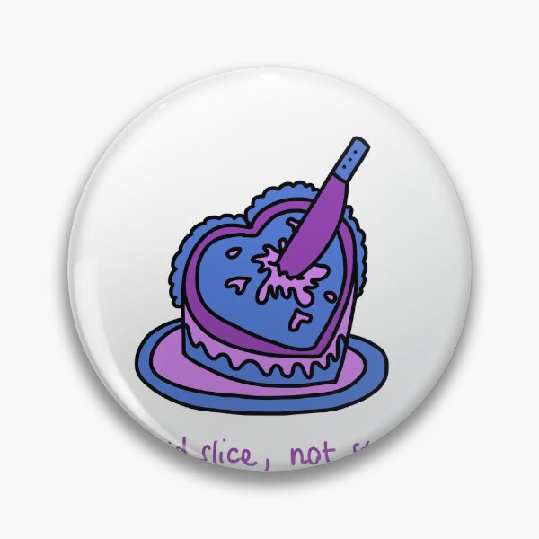 Item preview, I Said Slice Not Stab – Funny Dark Humor Cake Design designed and sold by J-Mindful.