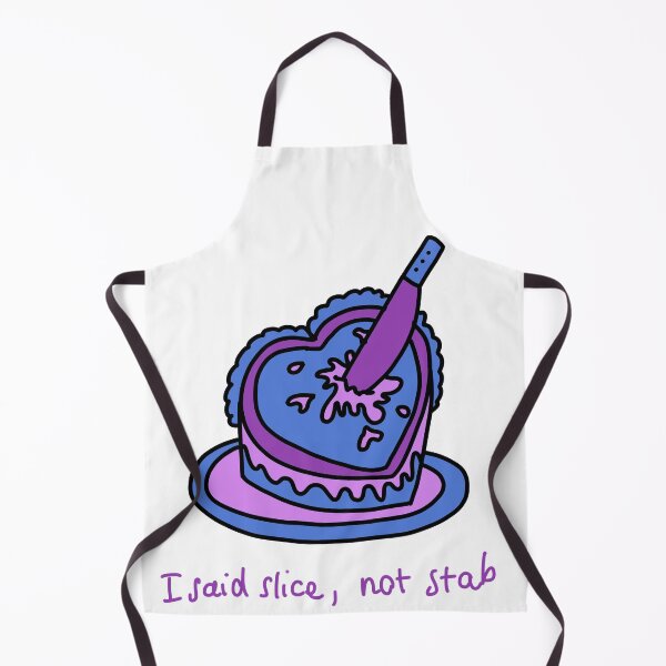 Item preview, I Said Slice Not Stab – Funny Dark Humor Cake Design designed and sold by J-Mindful.