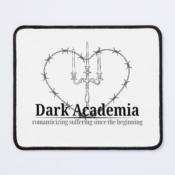 Item preview,  Dark Academia Romanticizing Suffering Since The Beginning Aesthetic Print designed and sold by RoninMade Studio.
