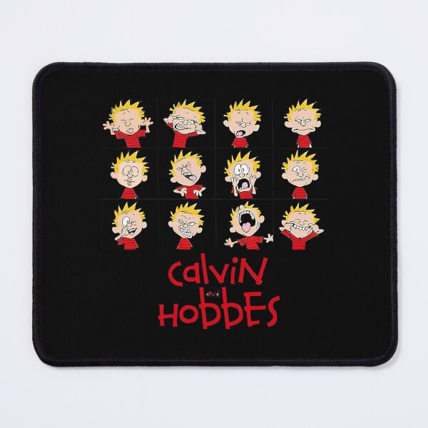 Item preview, Calvin And Hobbes Many Moods Funny Faces Grid designed and sold by Hoodybaba.