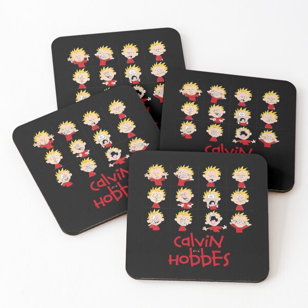 Item preview, Calvin And Hobbes Many Moods Funny Faces Grid designed and sold by Hoodybaba.